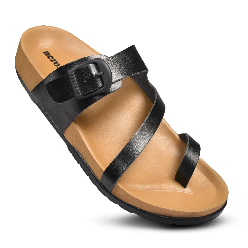 Aerosoft Dart Women’s Casual Summer Strap Slip on Sandals