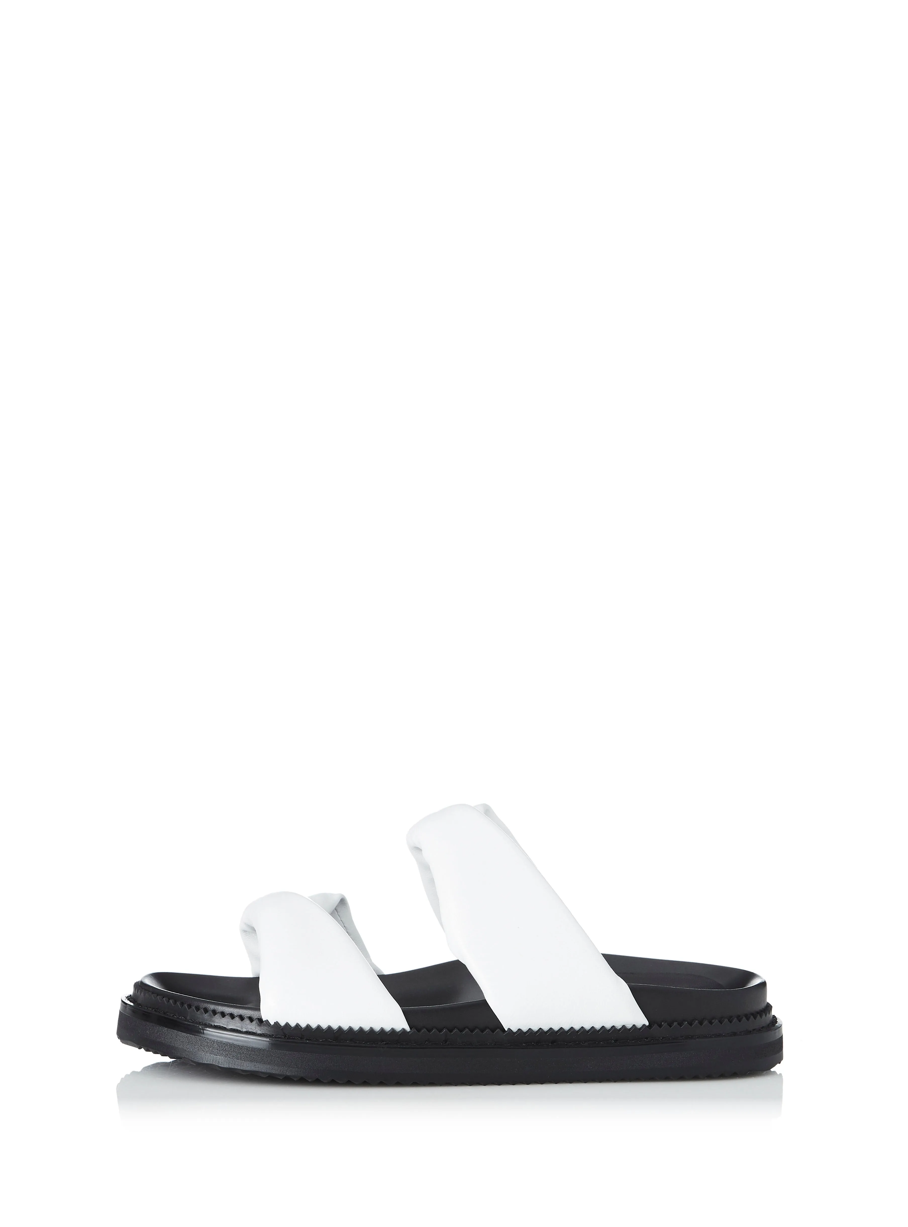 Alias Mae WOMENS PARIS LEATHER SANDAL - WHITE KID LEATHER