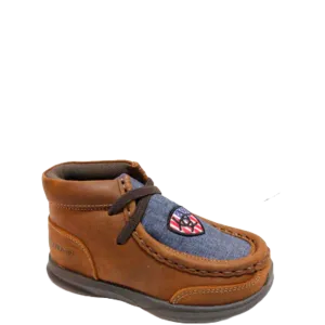 Ariat Toddler Boy's Lil Stomper USA Brown Shoes A443001602