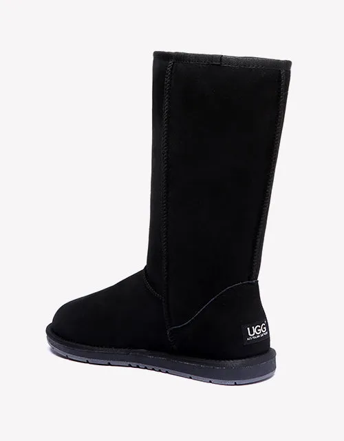 Australian Shepherd Unisex Ugg Tall Classic Boots Premium Double Face Sheepskin