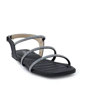 Black Fancy Sandal 060008