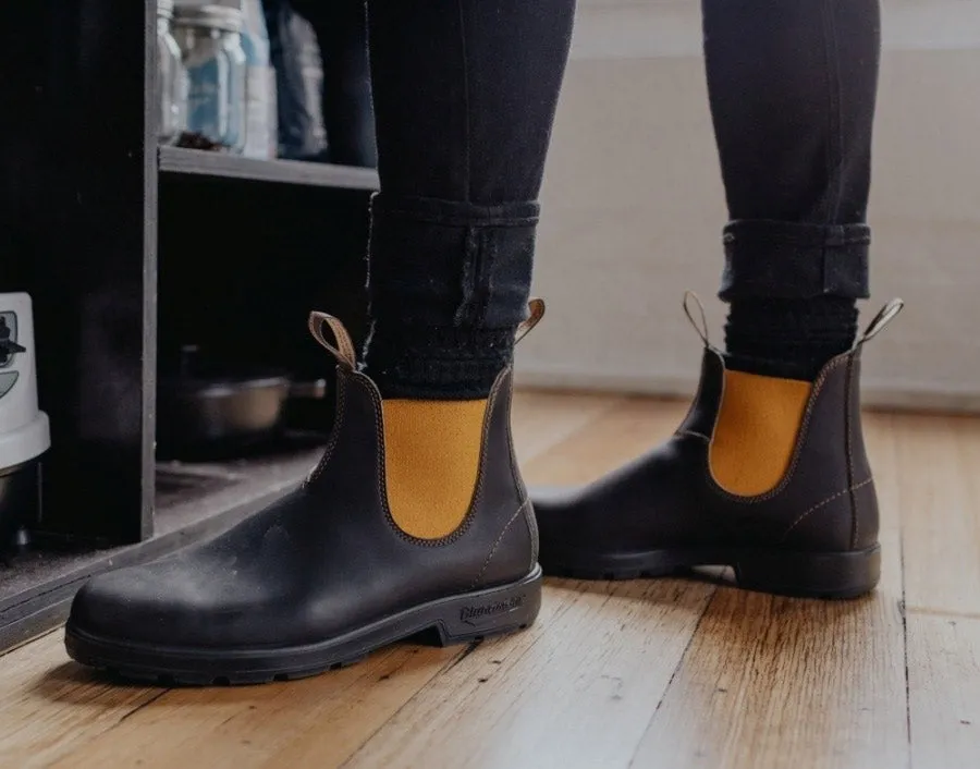 Blundstone 1919 Dark Brown/Mustard Leather Boots