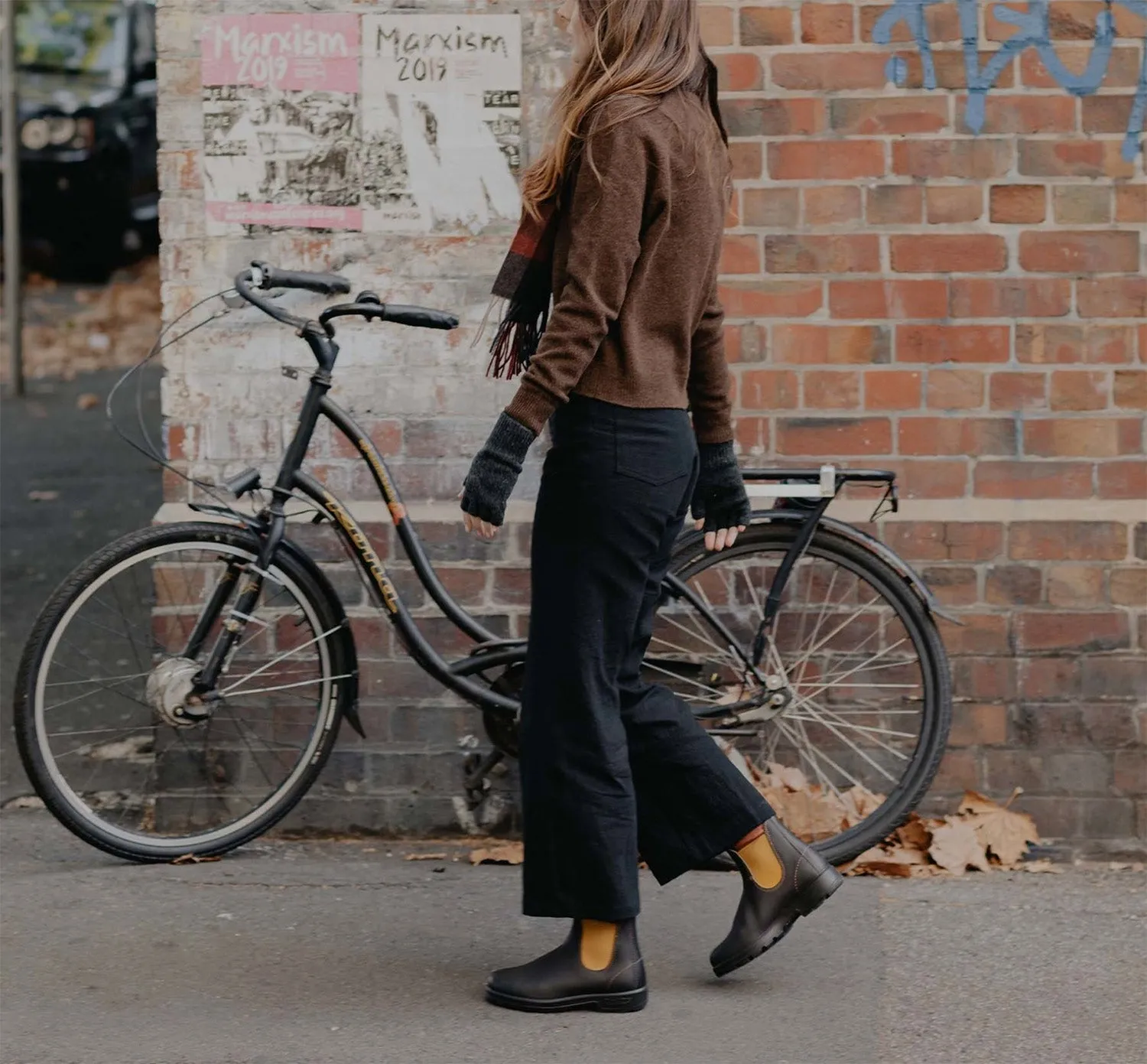 Blundstone 1919 Dark Brown/Mustard Leather Boots