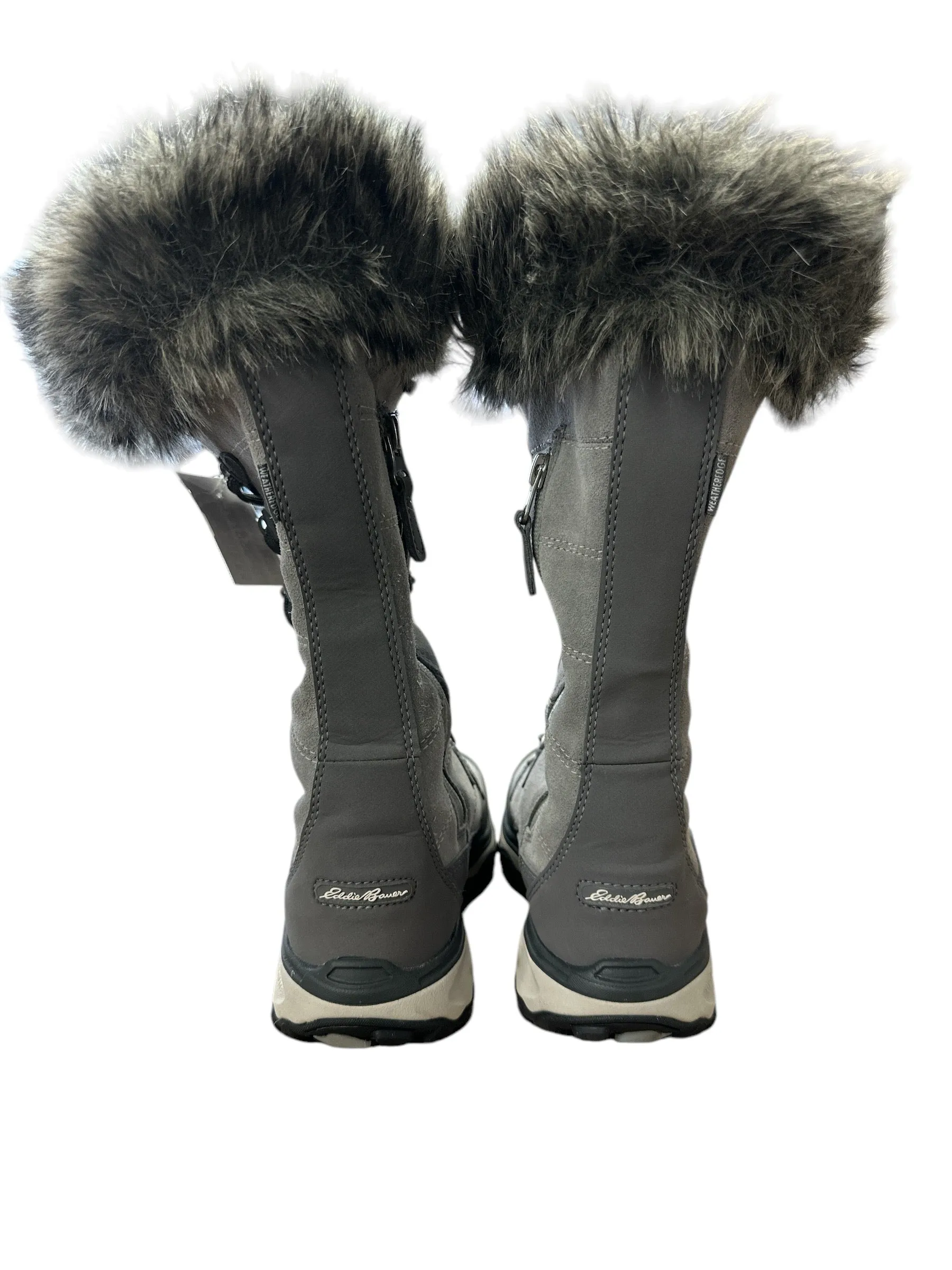 Boots Snow By Clothes Mentor In Grey, Size: 6