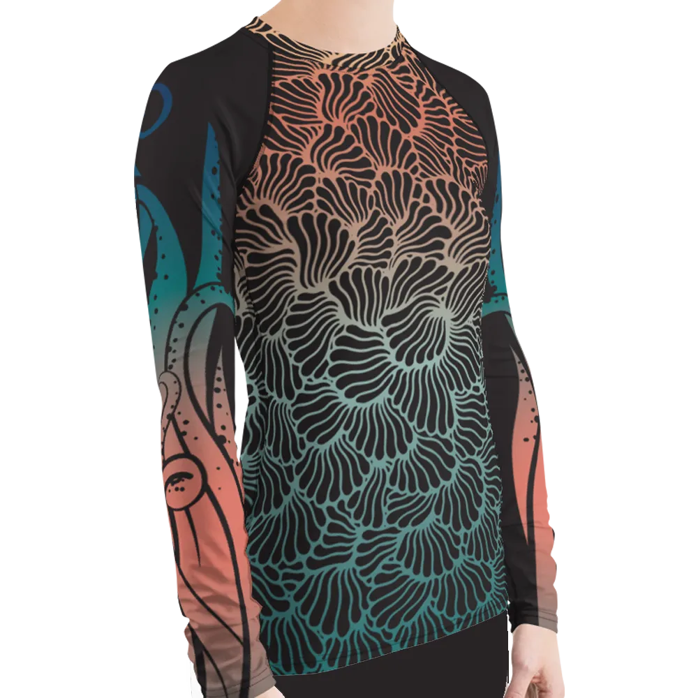 Camouflage Octopus Women's Rash Guard