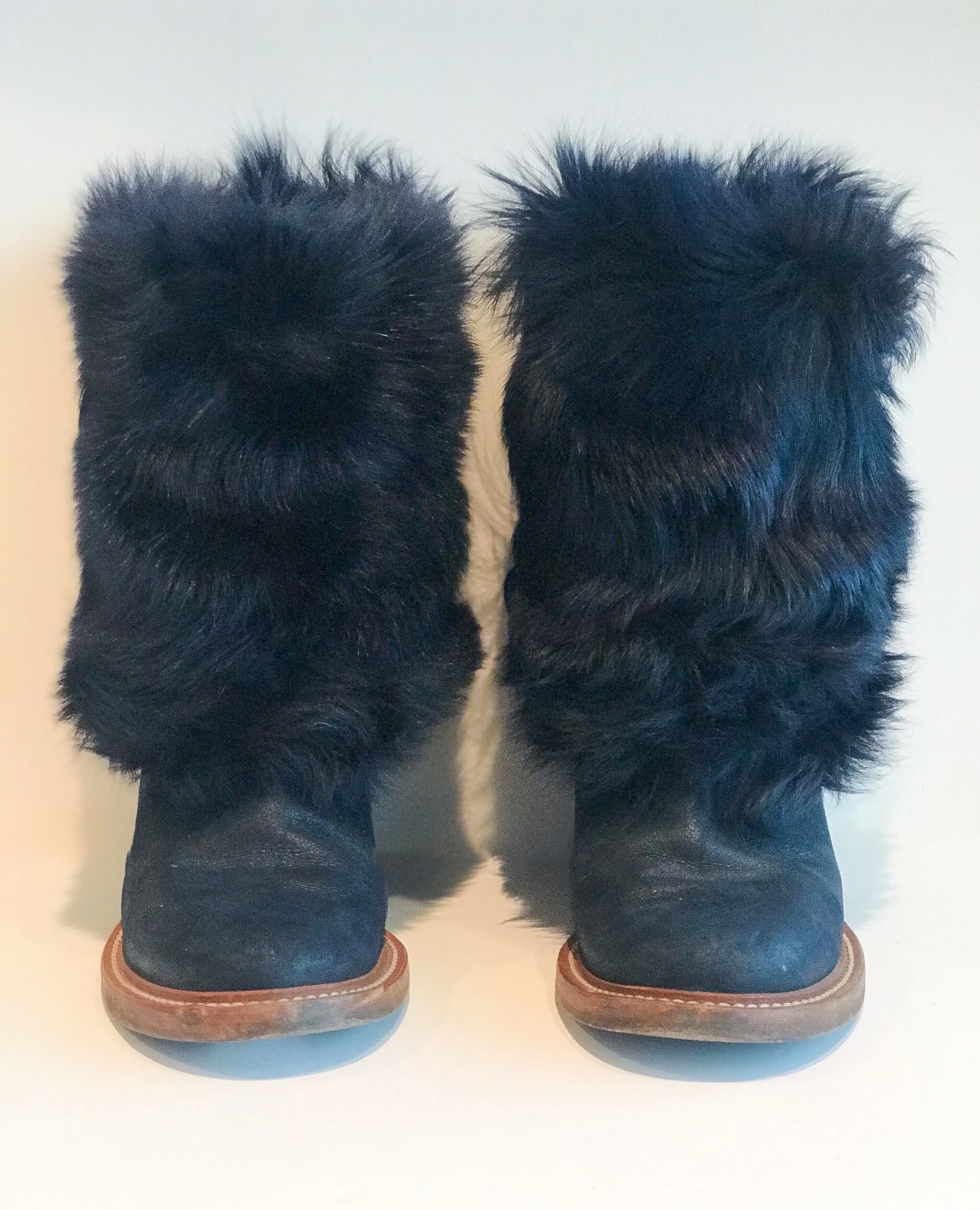 Chanel Fur Boots