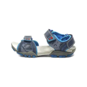 Clarks Enfants Flat Sandals Leather Blue Colour For Kids