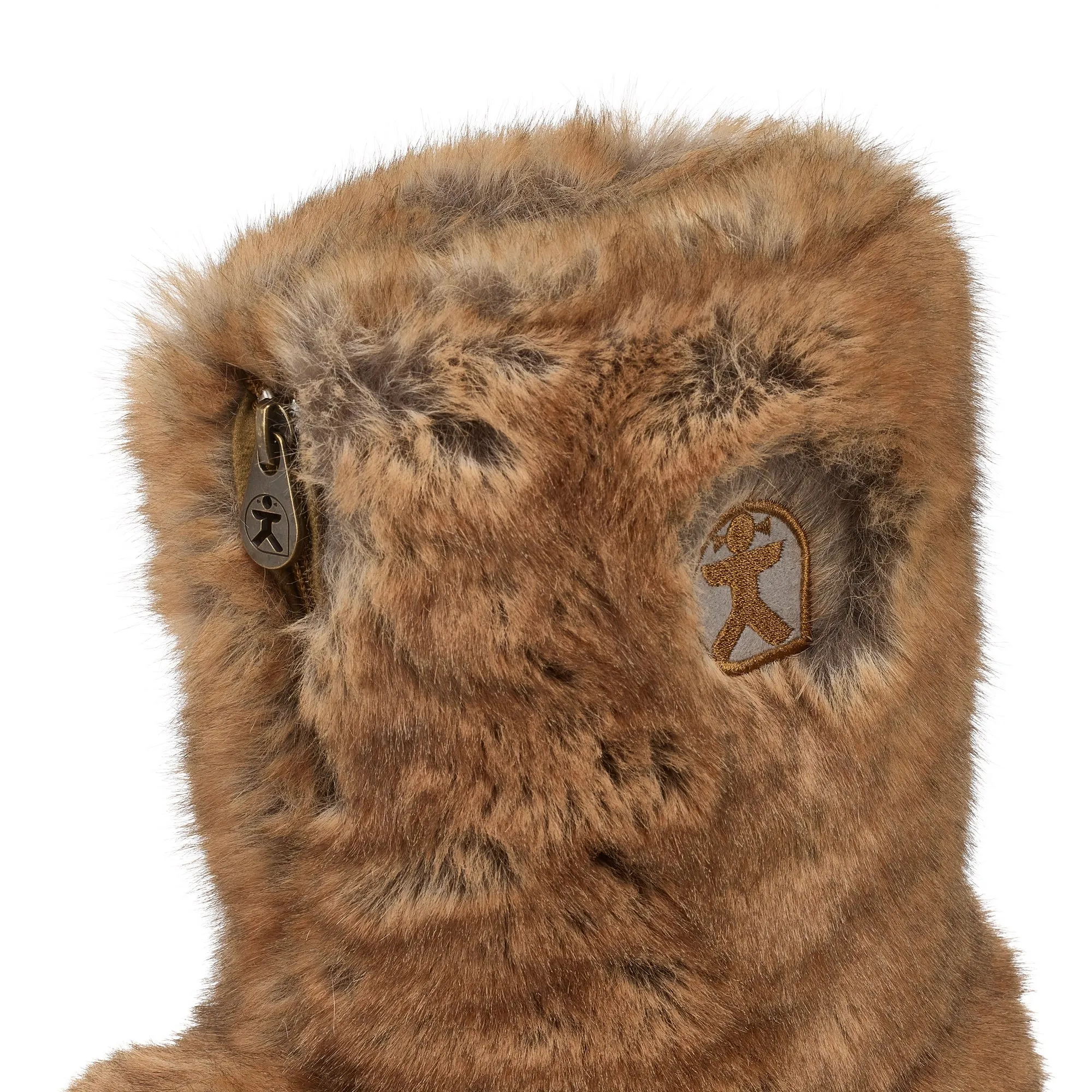 Cole - Short Luxury Faux Fur Boot - Weasel