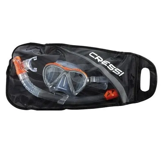 Cressi Combo Lince Mask and Gamma Snorkel Set