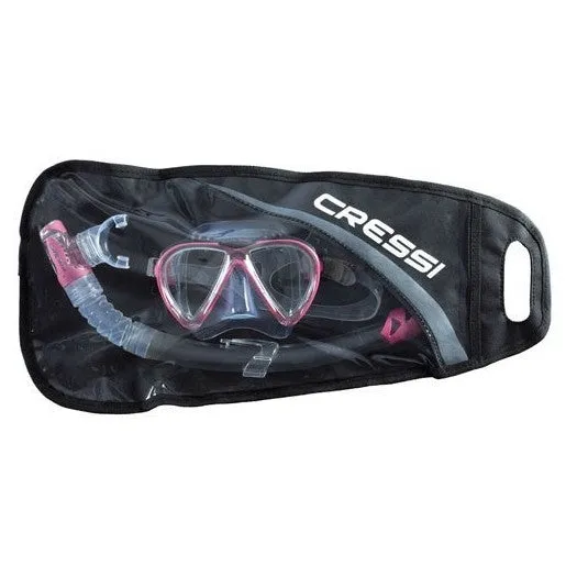 Cressi Combo Lince Mask and Gamma Snorkel Set