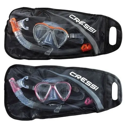 Cressi Combo Lince Mask and Gamma Snorkel Set