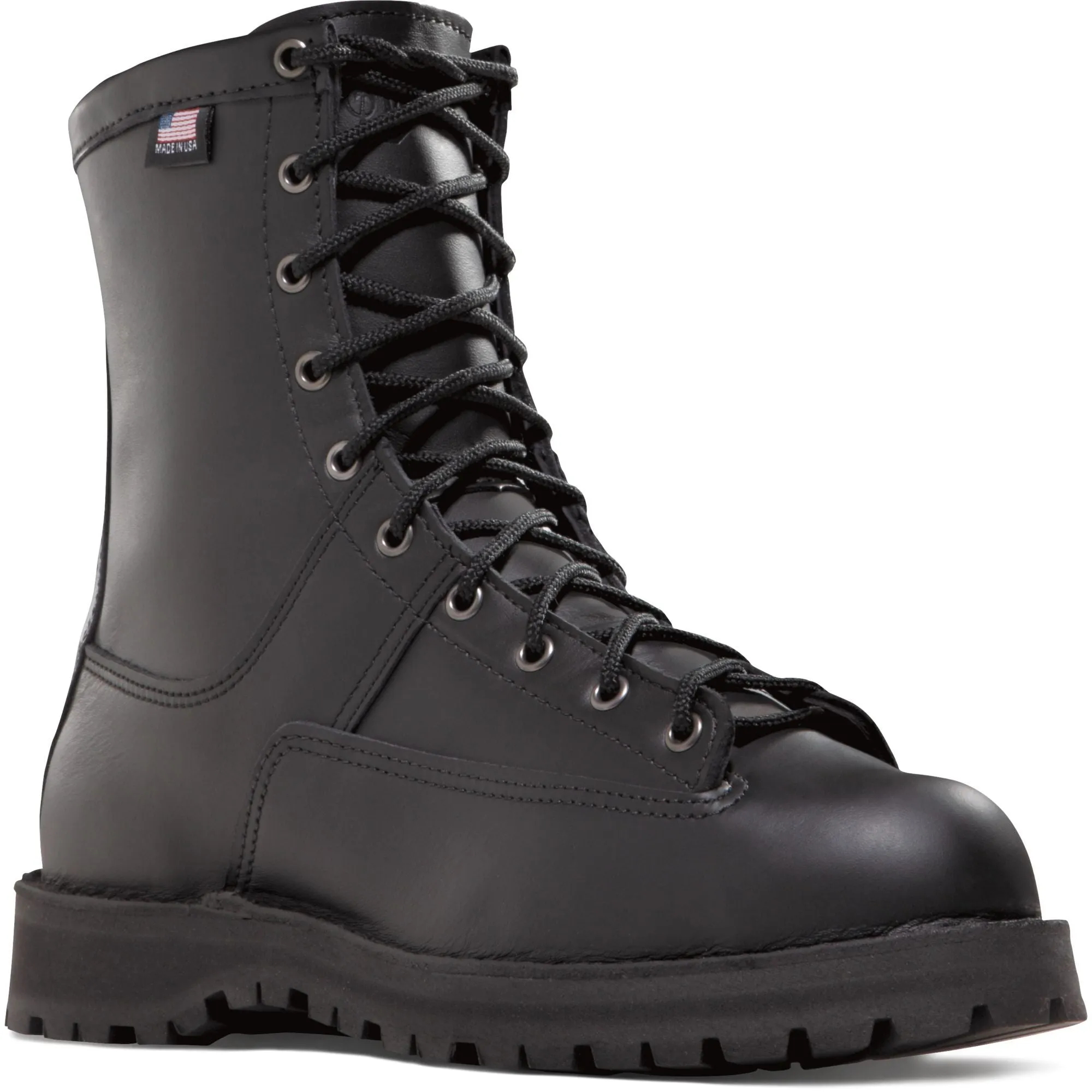 Danner Men's Recon USA Made 8" Insulated WP Duty Boot - Black - 69410