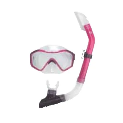 Deep See Adventure Set Semi-Dry Silicone Mask and Snorkel