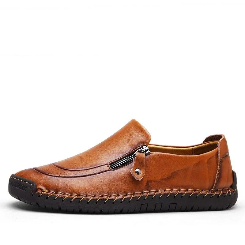 Falcon - Casual Leather Slip-On Shoes