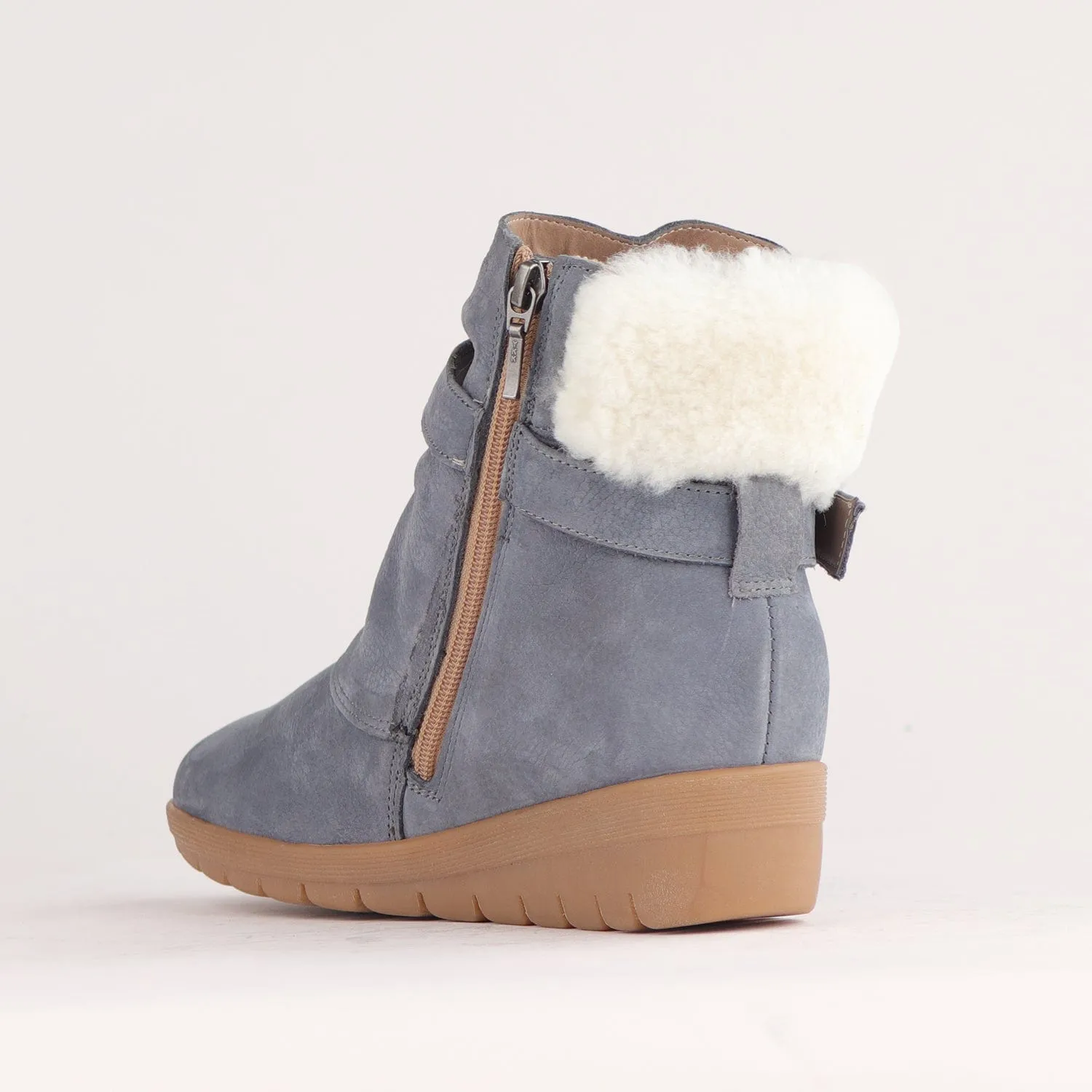 Fur Collar Ankle Boot in Manager – 12460