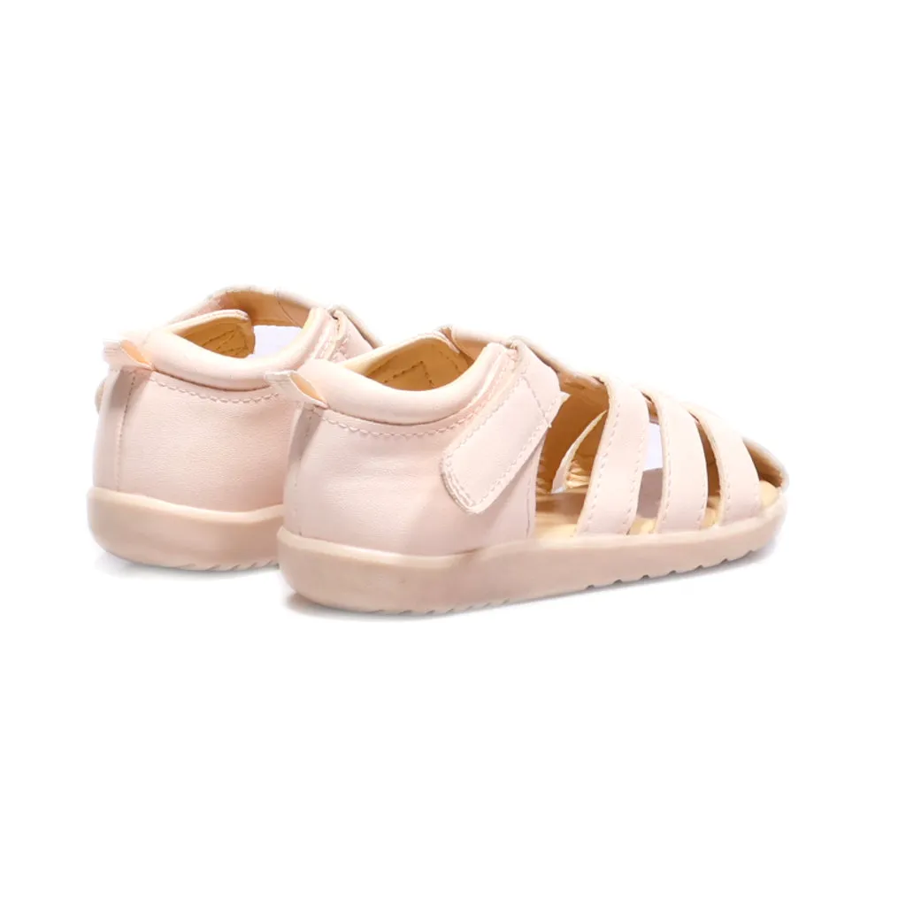 H&M Flat Sandals Leather Pink Colour For Kids