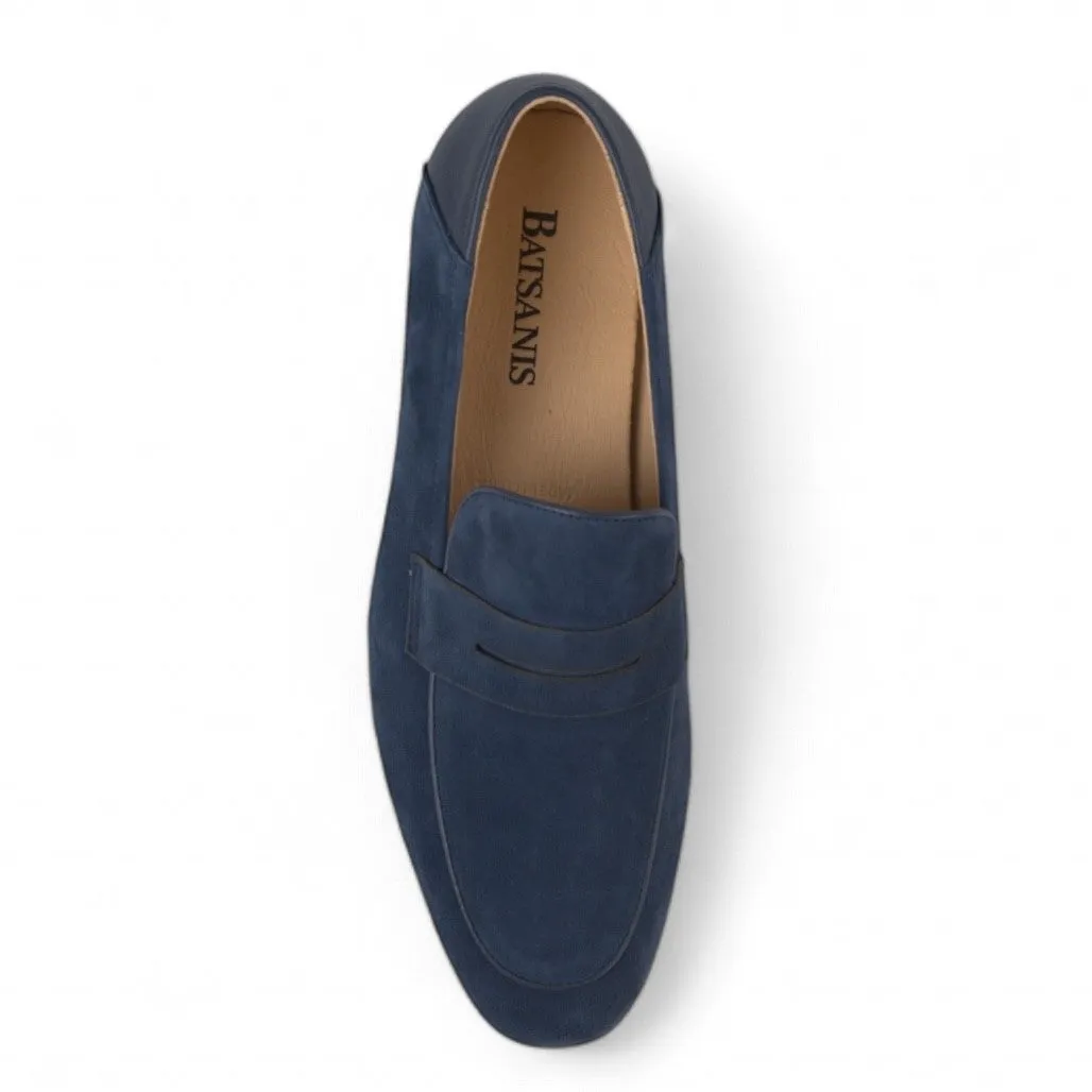 Jonas Navy Suede Loafers