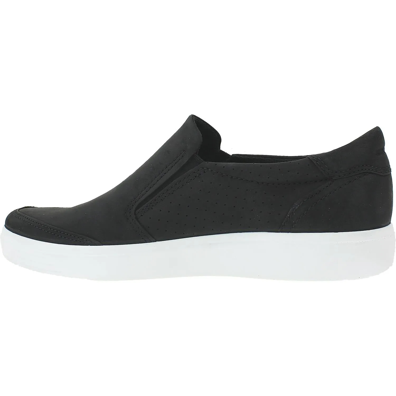 Men's Ecco Soft 7 Slip-On Black Nubuck