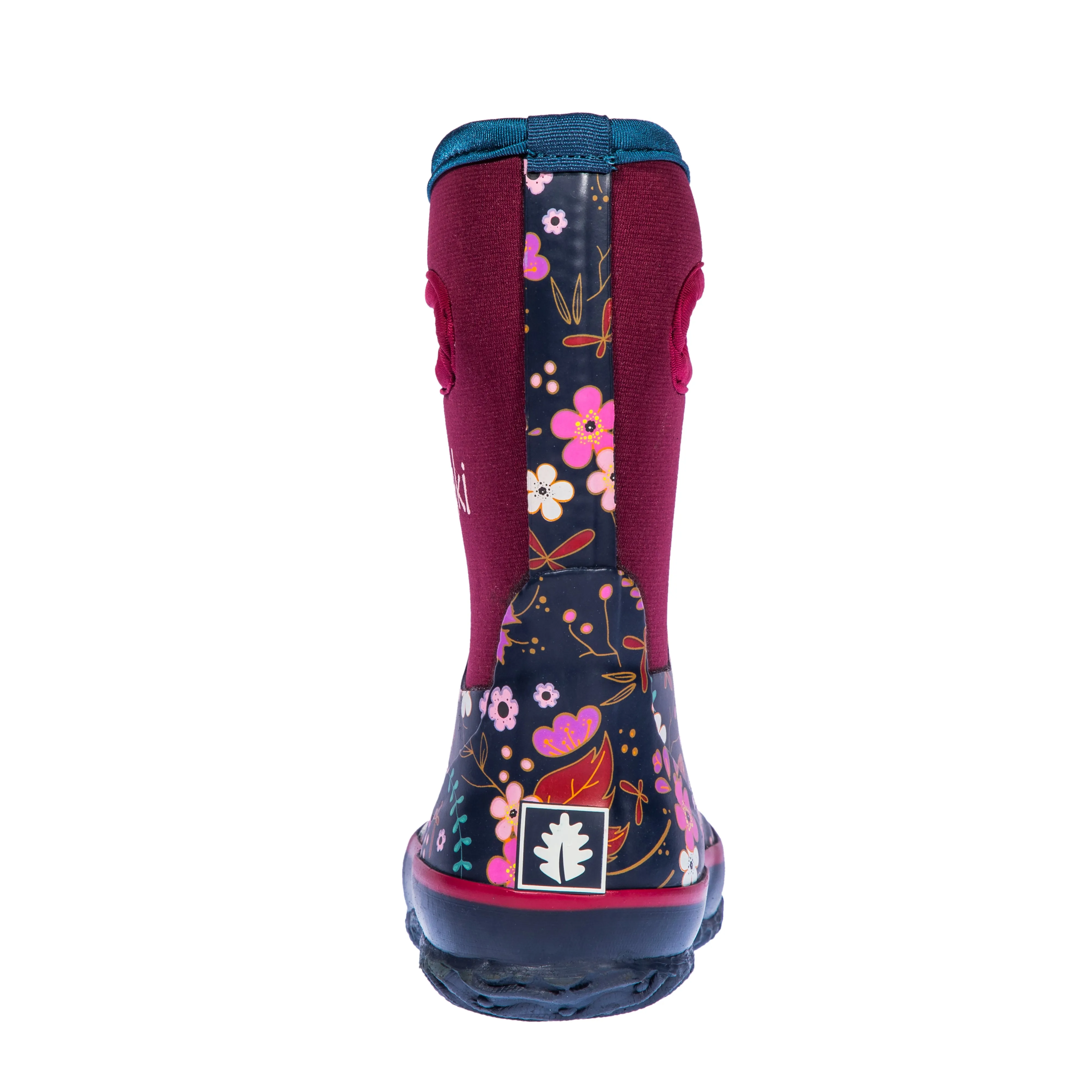 Midnight Floral Neoprene Rain/Snow Boots