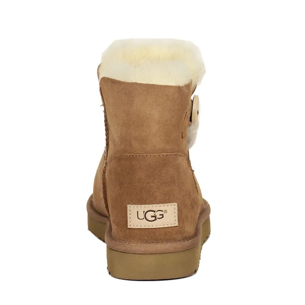 Mini Bailey Button II Suede Sheepskin Women's Winter Boots