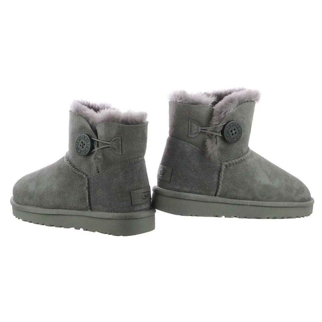 Mini Bailey Button II Suede Sheepskin Women's Winter Boots