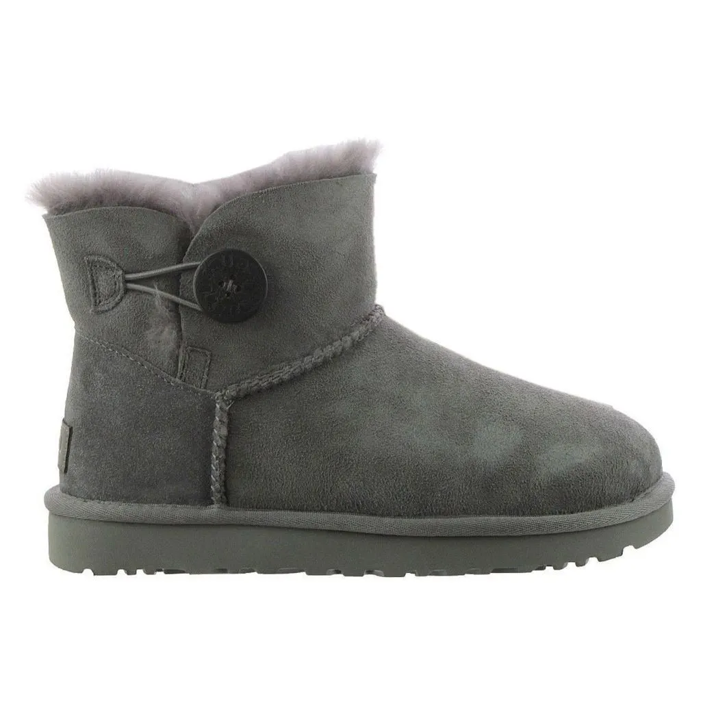 Mini Bailey Button II Suede Sheepskin Women's Winter Boots