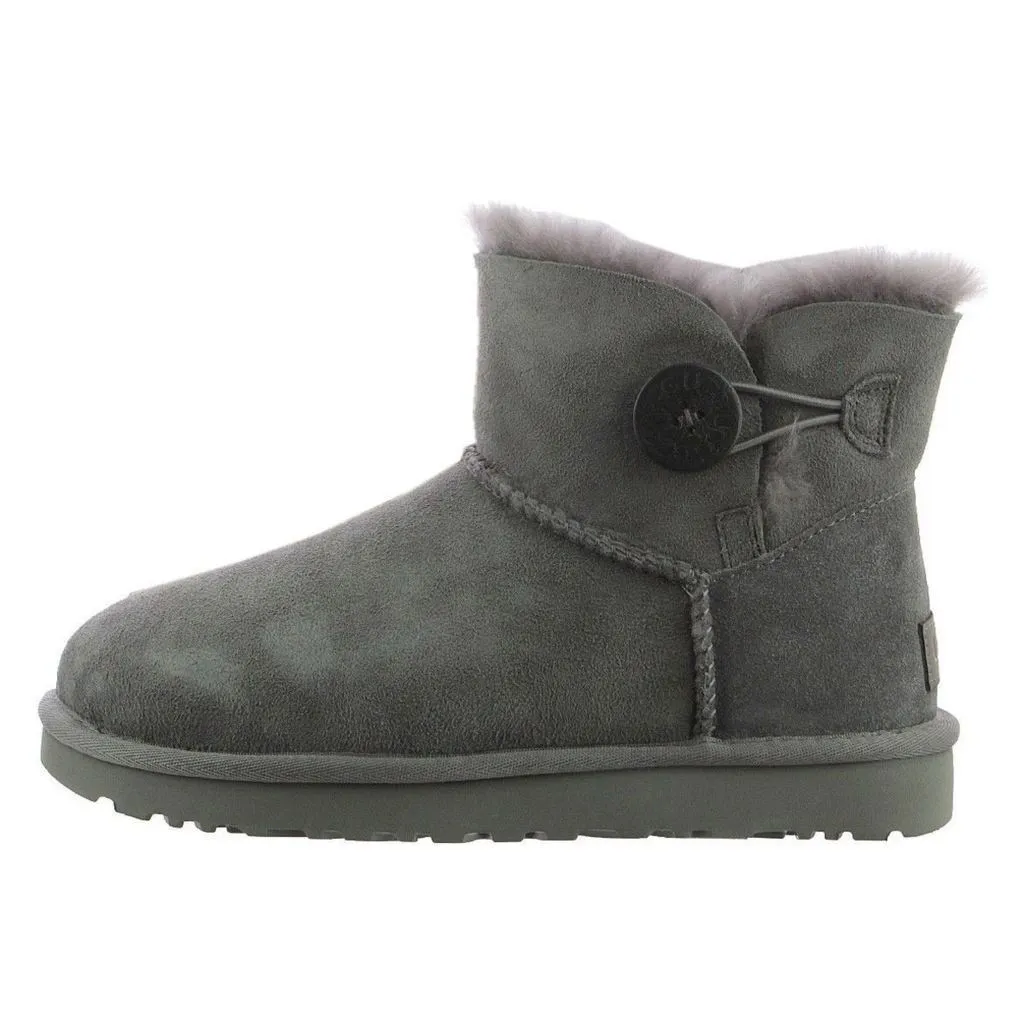 Mini Bailey Button II Suede Sheepskin Women's Winter Boots