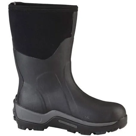 Muck Men's Arctic Sport Mid Waterproof Rubber Work Boot - Black - ASM-000A