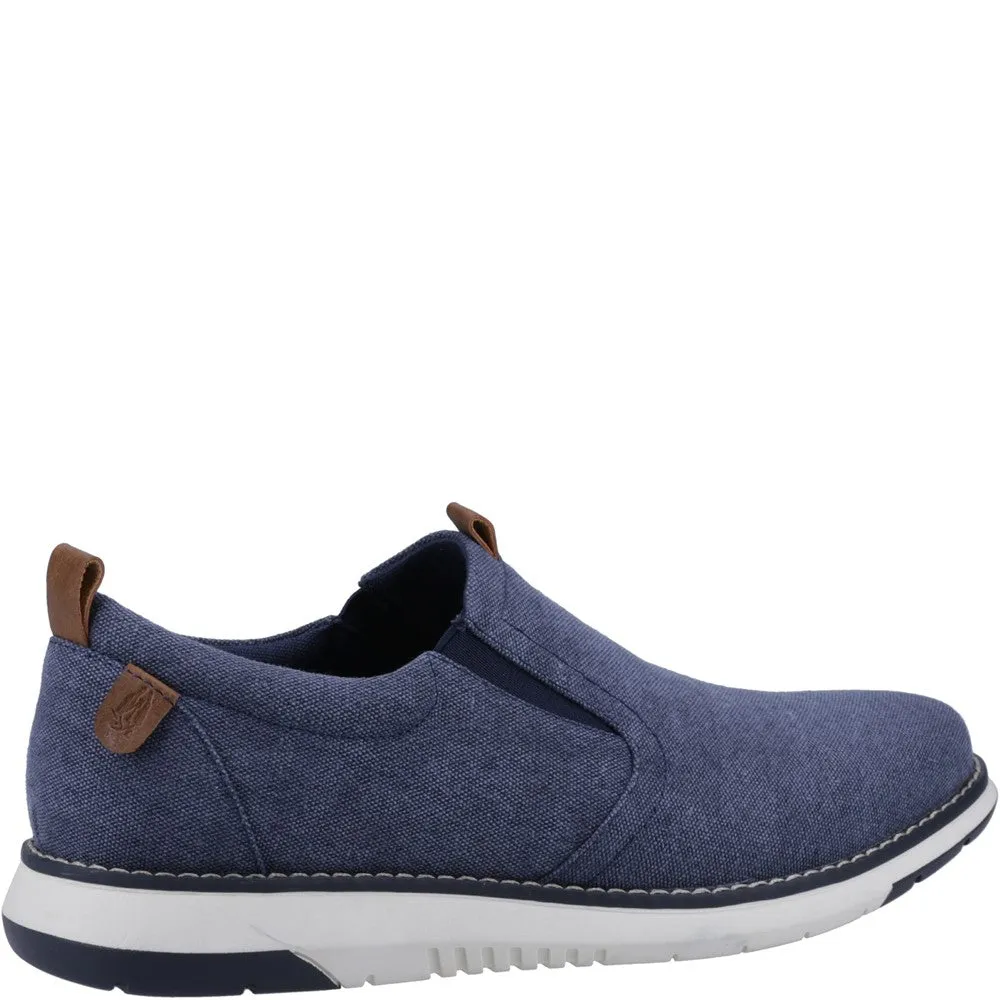 Navy Benny Slip On Shoes