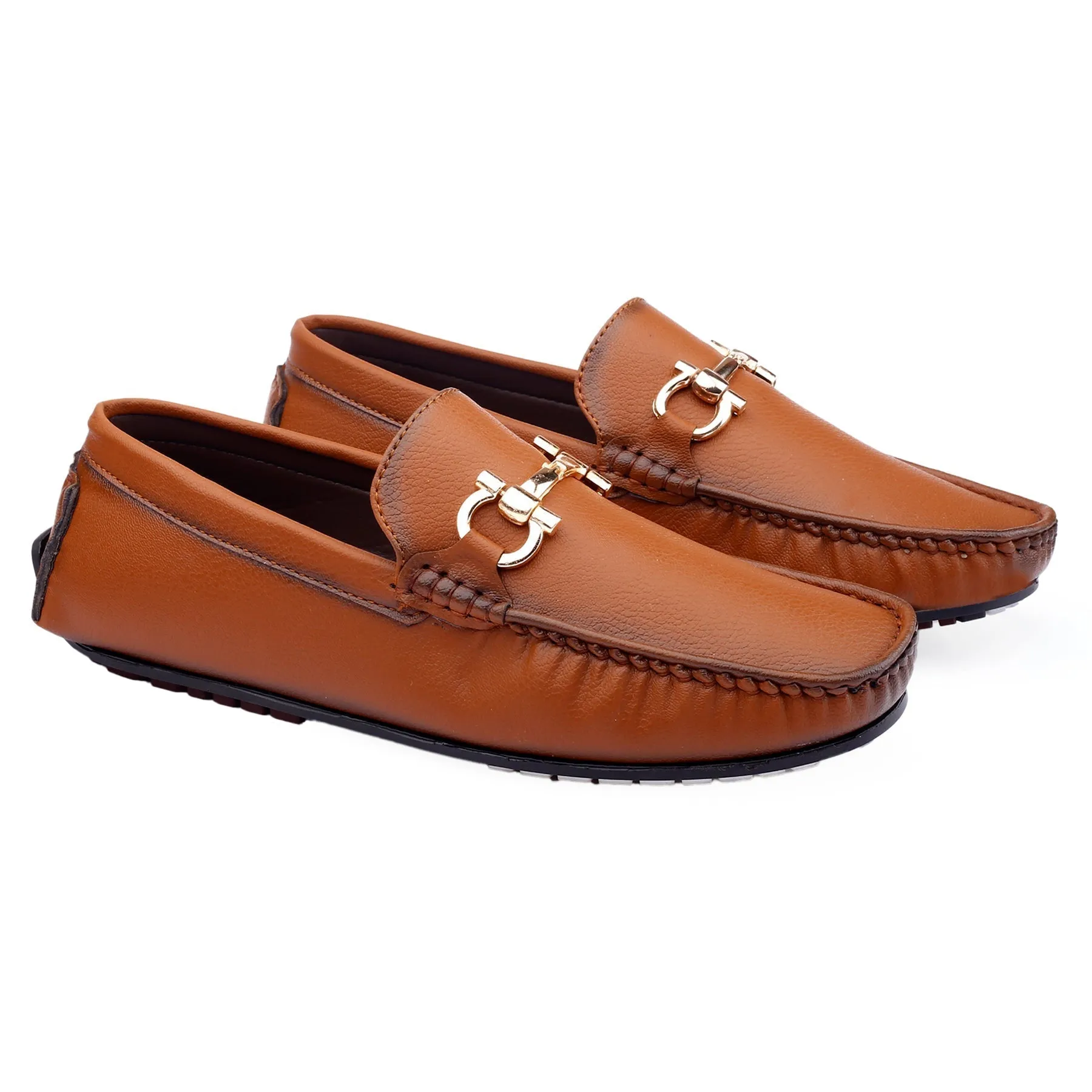 New Latest Men's Faux Leather Casual Loafer Shoes