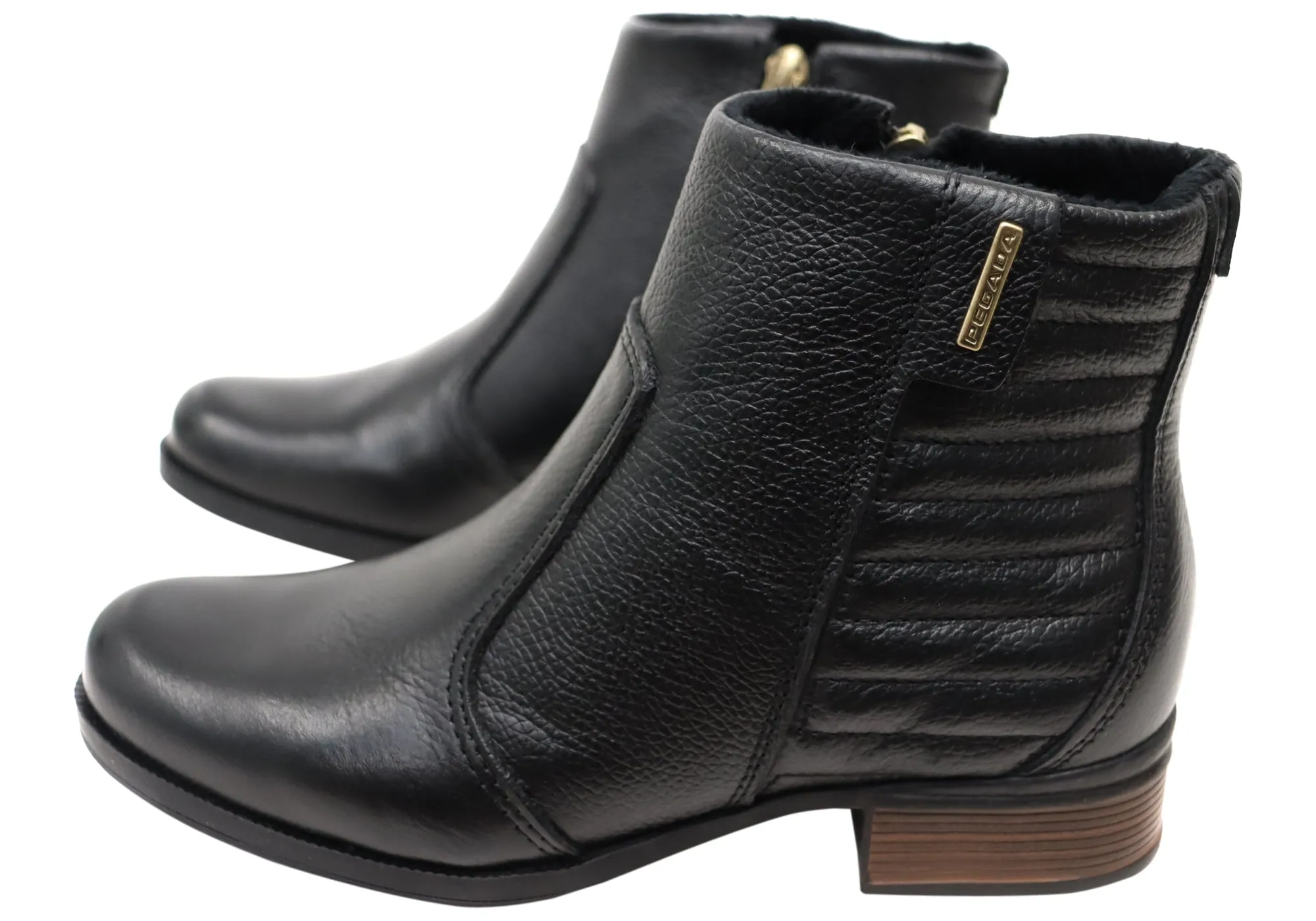 Pegada Dulce Womens Comfortable Brazilian Leather Ankle Boots