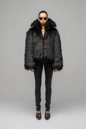 "JOSEPHINE" FAUX FUR JACKET