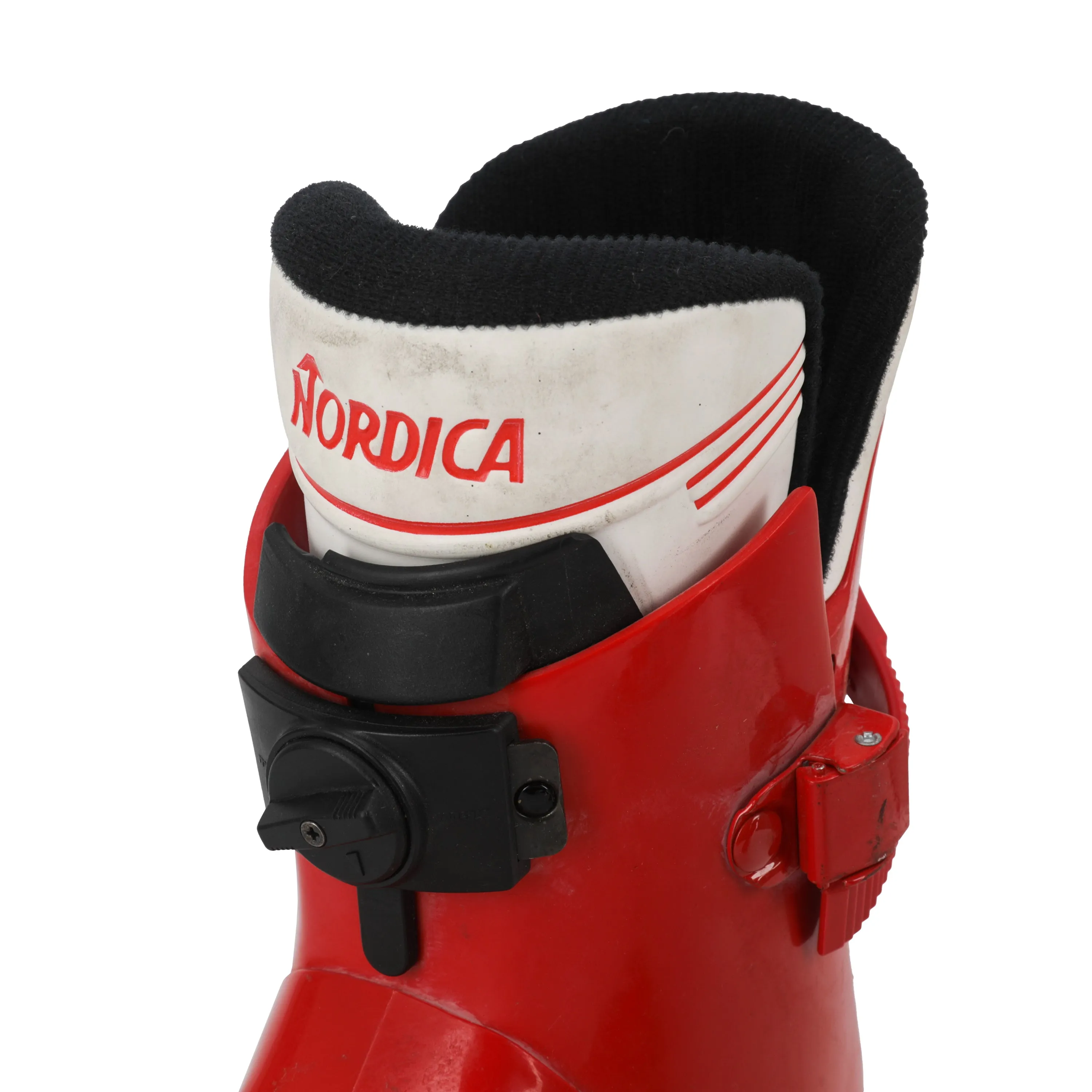 Red Nordica Ski Boots