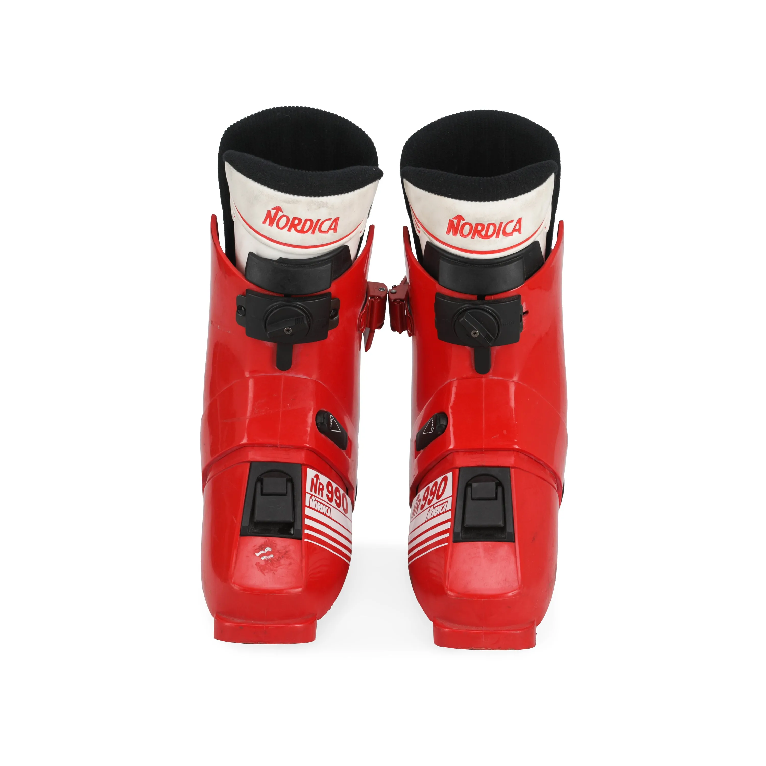 Red Nordica Ski Boots