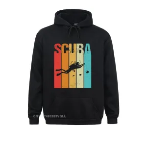 Scuba diving Hoodie for Men | Vintage Scuba Diving