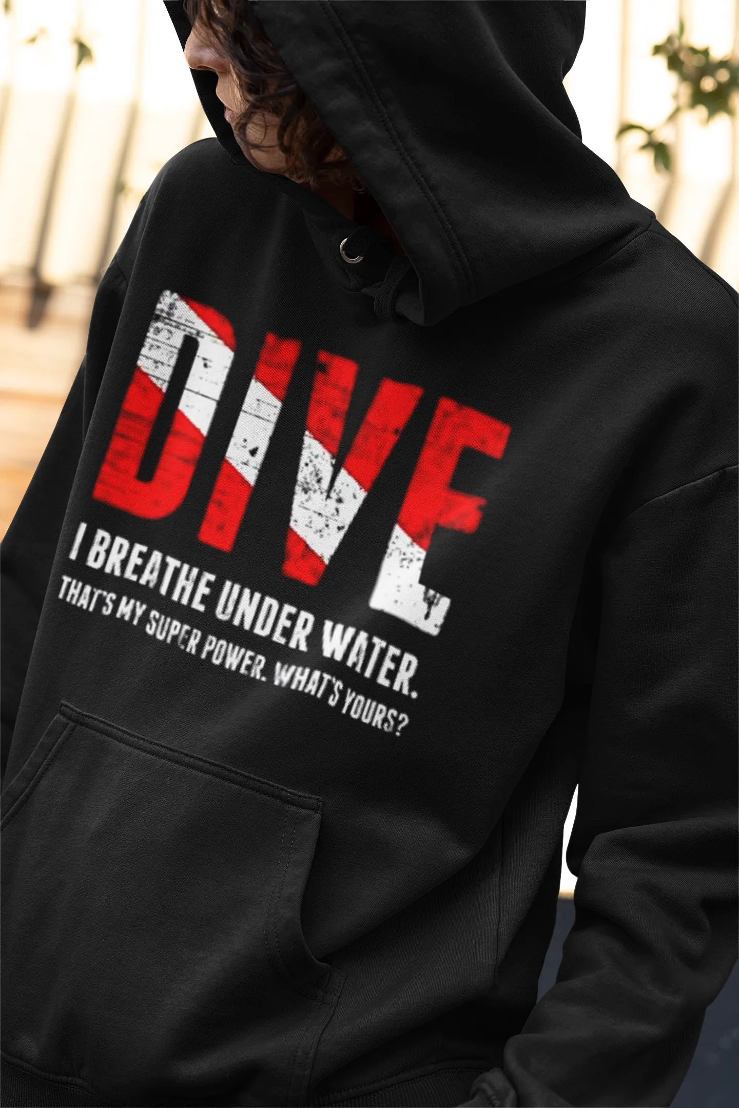 Scuba diving Hoodie Unisex | Dive - I Breathe Under Water