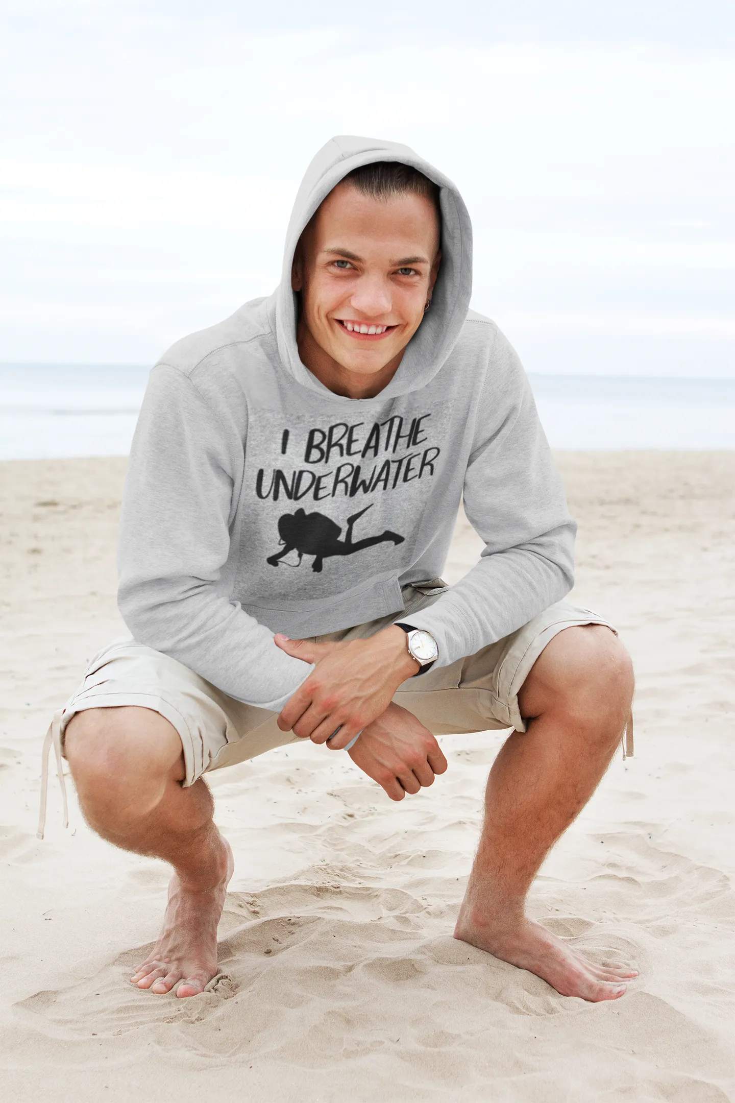 Scuba diving Hoodie Unisex | I Breathe Underwater