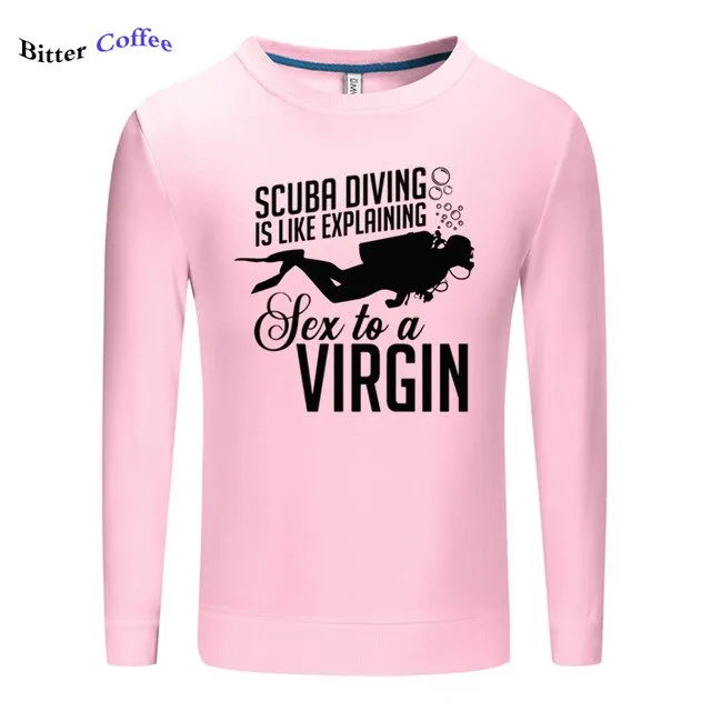 Scuba diving Sweatshirt for Men | Scuba Diving Virgin