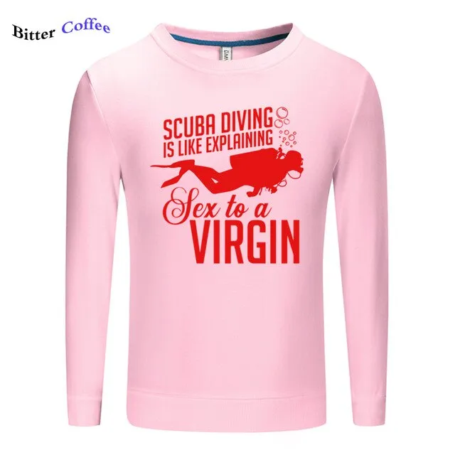 Scuba diving Sweatshirt for Men | Scuba Diving Virgin