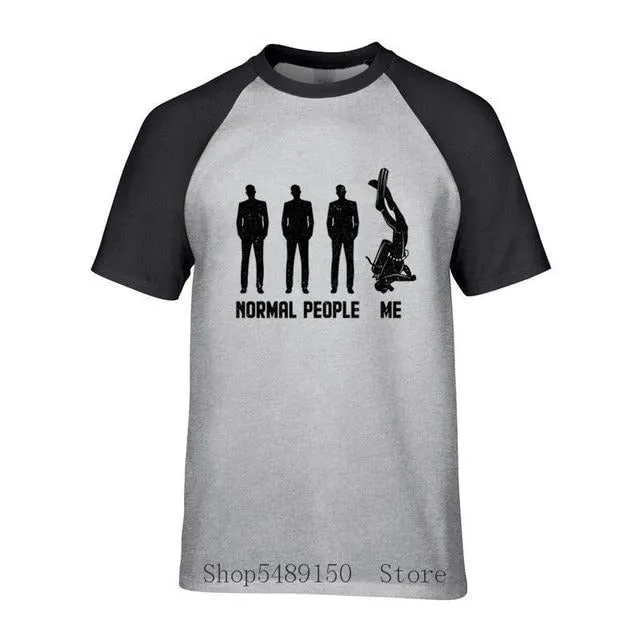 Scuba diving T-Shirt for Men | Normal People & Me