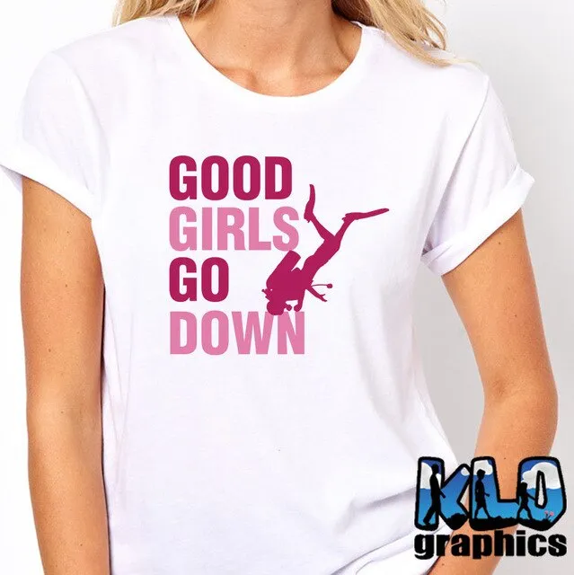 Scuba diving T-Shirt for Women | Good Girls Go Down