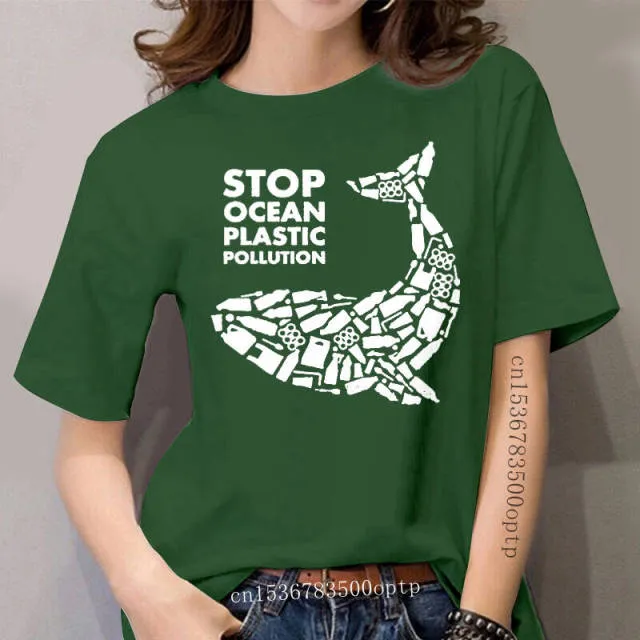 Scuba diving T-Shirt for Women | Stop Ocean Plastic Pollution