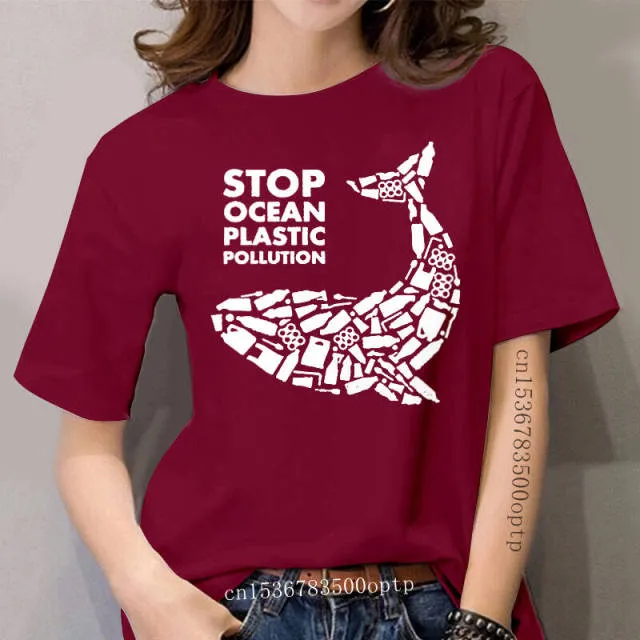 Scuba diving T-Shirt for Women | Stop Ocean Plastic Pollution