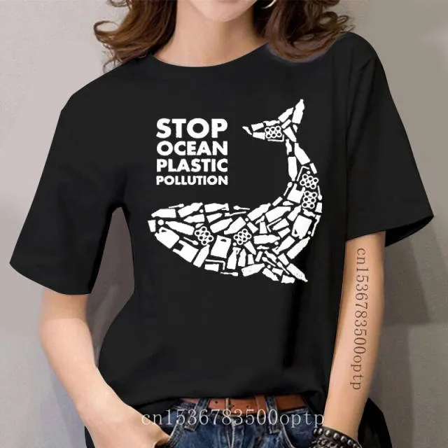 Scuba diving T-Shirt for Women | Stop Ocean Plastic Pollution