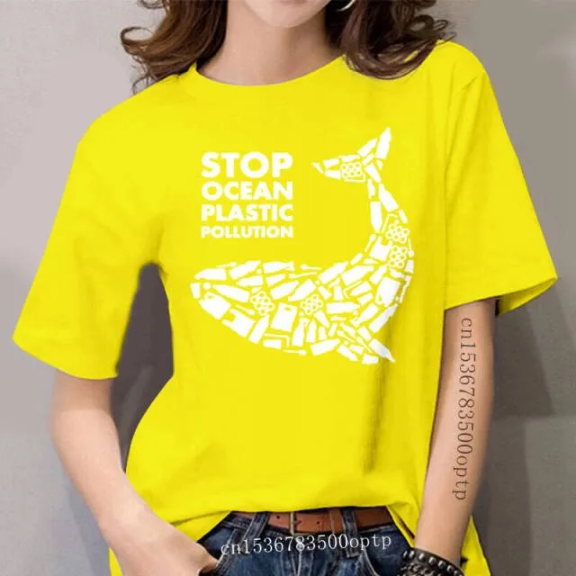 Scuba diving T-Shirt for Women | Stop Ocean Plastic Pollution