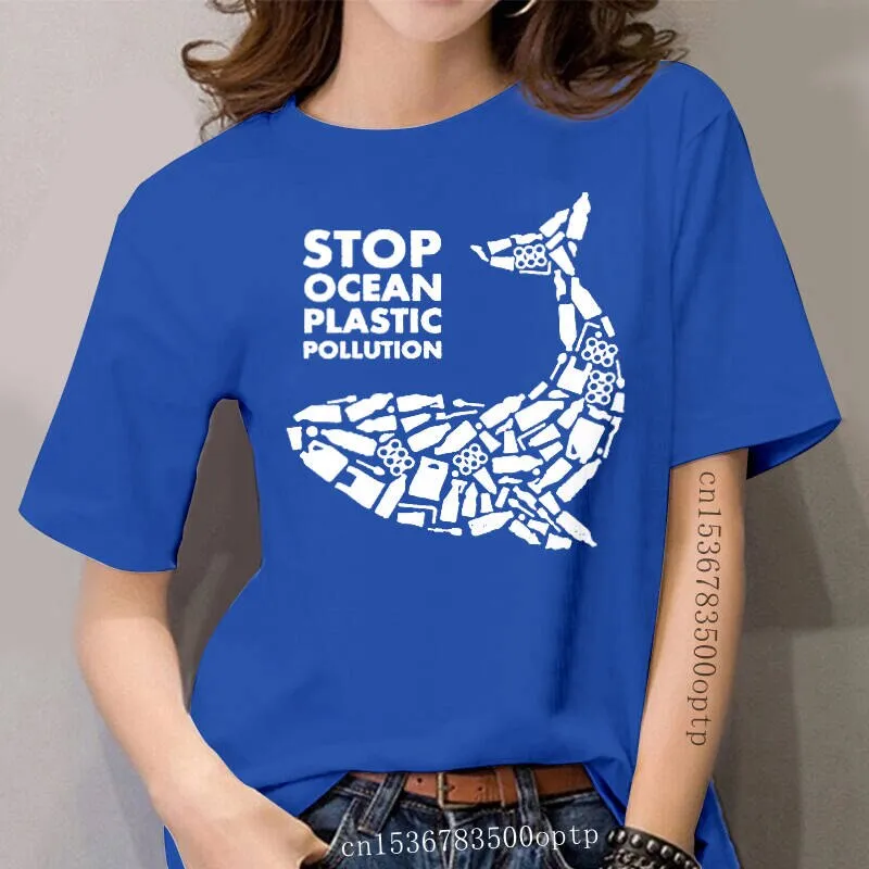 Scuba diving T-Shirt for Women | Stop Ocean Plastic Pollution