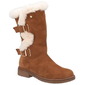 Tan Megan Mid-Calf Boots