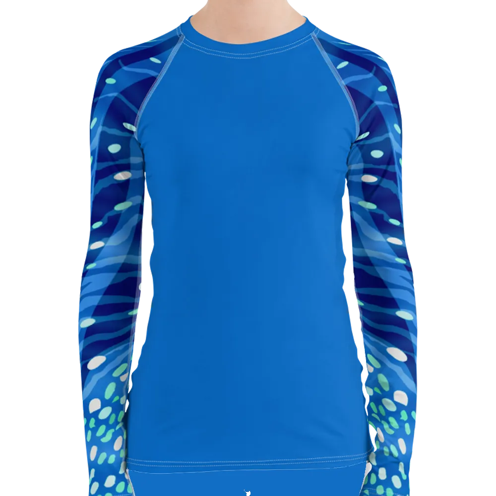 Whale Shark Women's Rash Guard - Pop Style