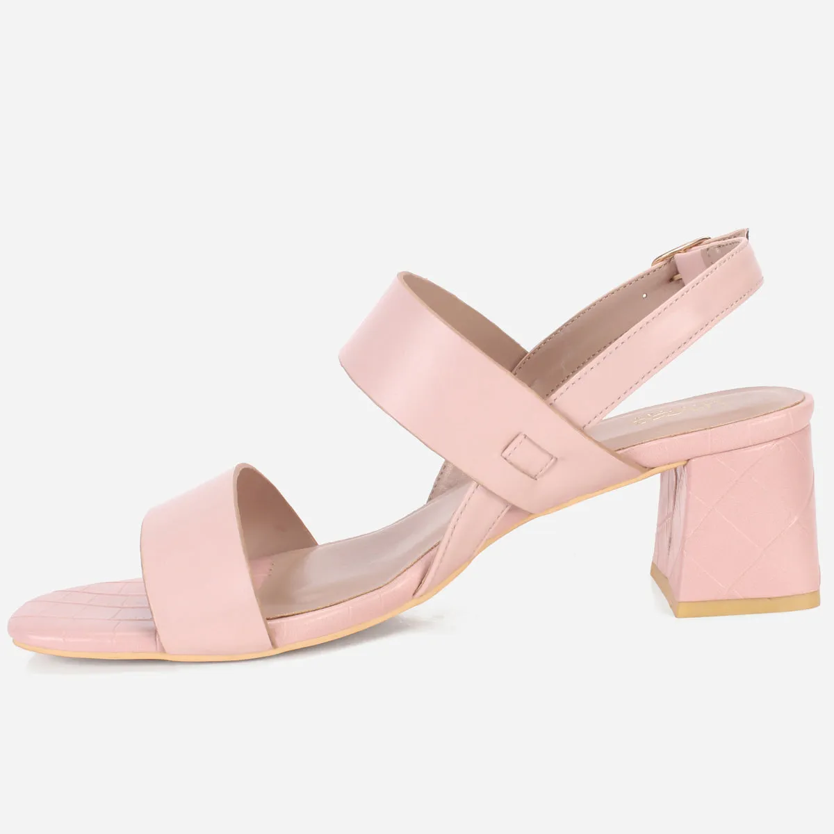 Women's "MOIERA" Block Heeled Open Toe Sandals