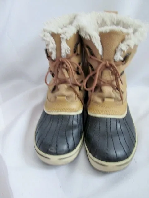 Womens SOREL TIVOLI Duck Boots Shoes Trail Snow CHESTNUT BROWN 6.5 TAN